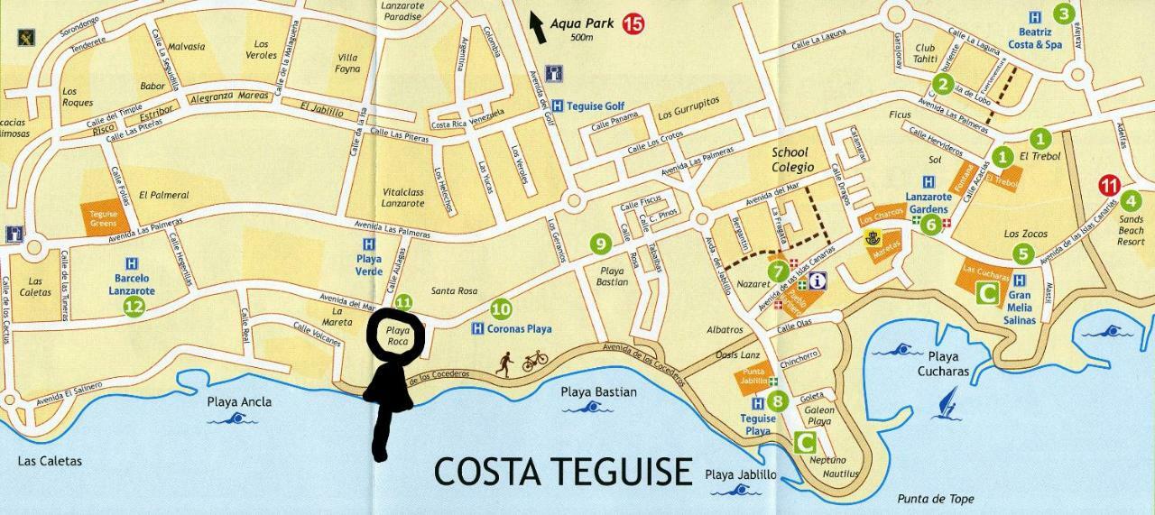 House First Line Of The Sea Villa Costa Teguise Bagian luar foto
